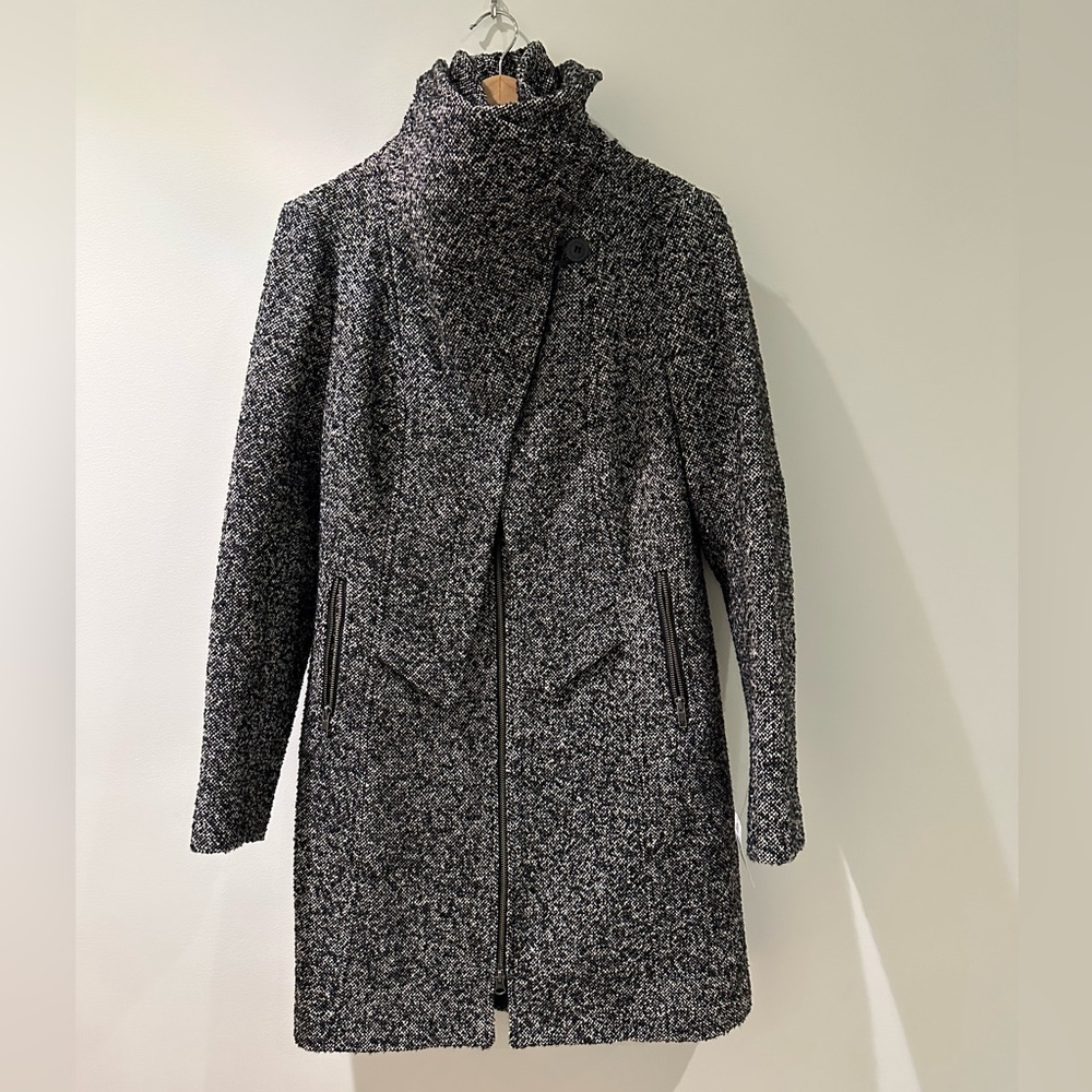 Soia & Kyo Florrie Tweed Double Collar Coat